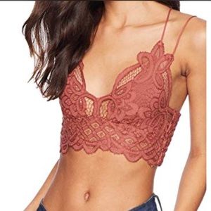 Free People Bralette in coral